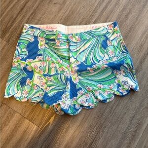 Lilly Pulitzer Women's Blue Floral Shorts